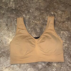 SPANX Seamless Tan Sports Bra